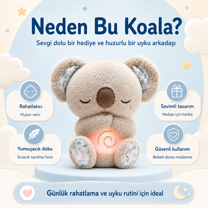 Toyzie - Sevimli Nefes Alan Işıklı Peluş Uyku Arkadaşı Koala