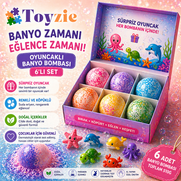 Toyzie Oyuncaklı Banyo Bombaları