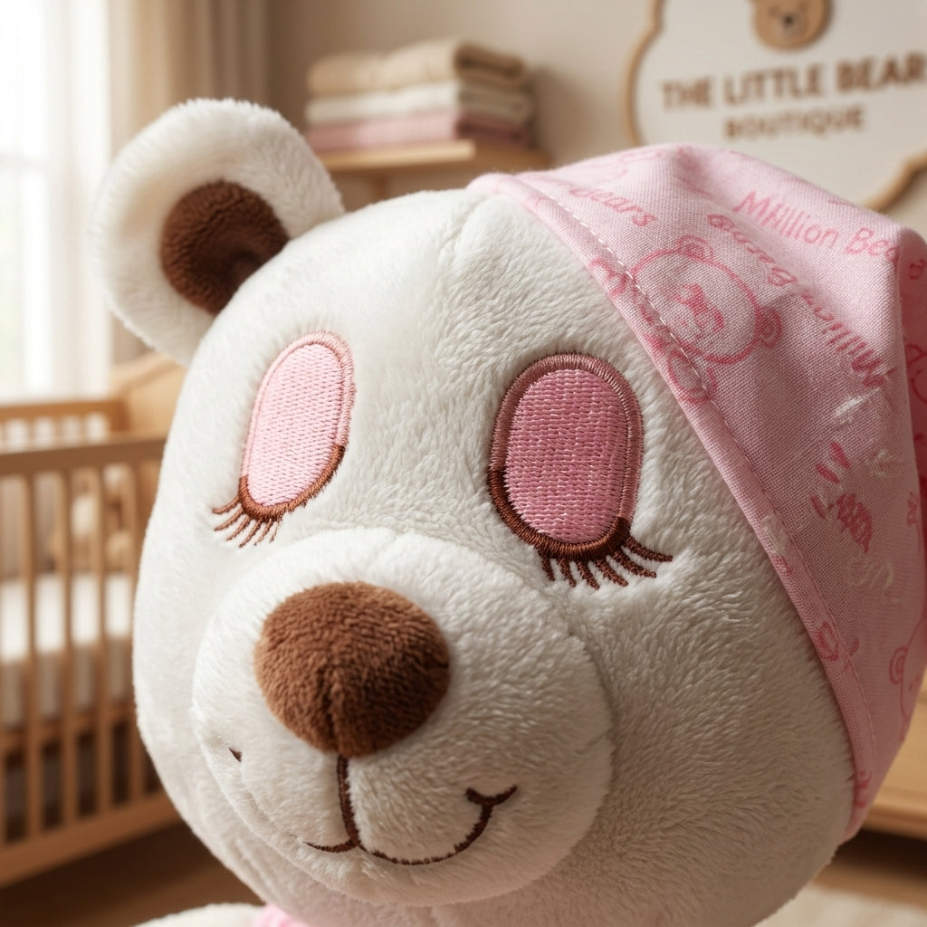 Sevimli Uyku Arkadaşı  Pembe Peluş Ayıcık