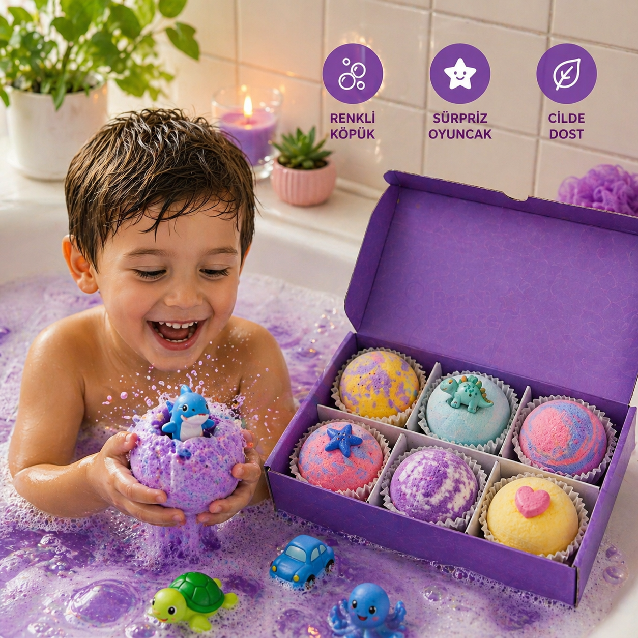 Toyzie Oyuncaklı Banyo Bombaları
