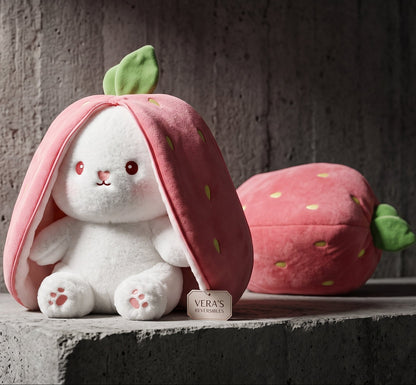 Toyzie Çilek Tavşan Peluş Işıksız Oyuncak