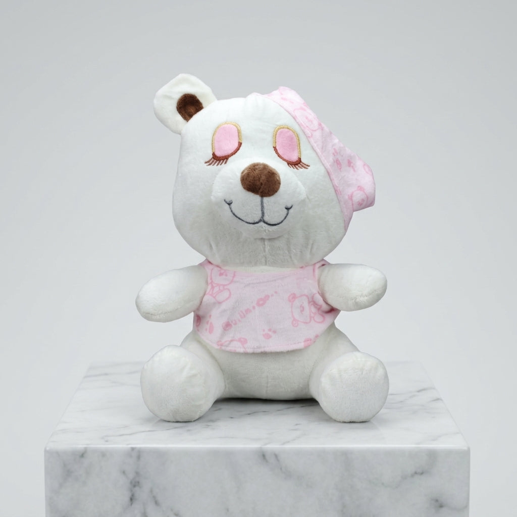 Sevimli Uyku Arkadaşı  Pembe Peluş Ayıcık