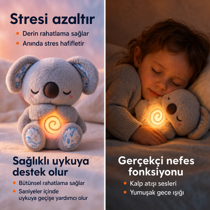 Toyzie - Sevimli Nefes Alan Işıklı Peluş Uyku Arkadaşı Koala